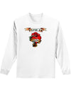 Tattoo Heart I Love My Grandma Adult Long Sleeve Shirt-Long Sleeve Shirt-TooLoud-White-Small-Davson Sales