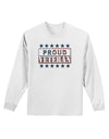 Proud Veteran Flag Adult Long Sleeve Shirt-Long Sleeve Shirt-TooLoud-White-Small-Davson Sales