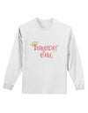 Birthday Girl - Princess Crown and Wand Adult Long Sleeve Shirt by TooLoud-Long Sleeve Shirt-TooLoud-White-Small-Davson Sales