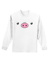 Kyu-T Face - Oinkz the Pig Adult Long Sleeve Shirt