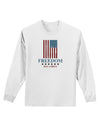 Freedom Flag Color Adult Long Sleeve Shirt-Long Sleeve Shirt-TooLoud-White-Small-Davson Sales