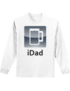 iDad Beer Adult Long Sleeve Shirt-Long Sleeve Shirt-TooLoud-White-Small-Davson Sales