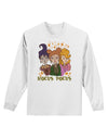 Hocus Pocus Witches Adult Long Sleeve Shirt-Long Sleeve Shirt-TooLoud-White-Small-Davson Sales
