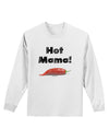 Hot Mama Chili Pepper Adult Long Sleeve Shirt-Long Sleeve Shirt-TooLoud-White-Small-Davson Sales