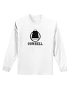 Cowbell Adult Long Sleeve Shirt-Long Sleeve Shirt-TooLoud-White-Small-Davson Sales