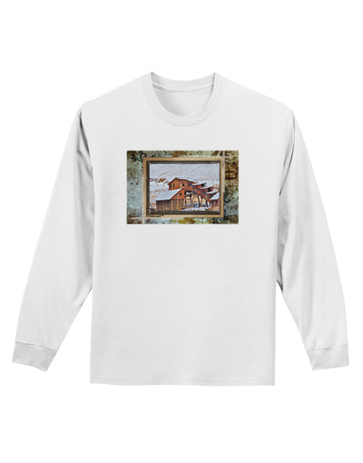 Mine Scene Colorado Adult Long Sleeve Shirt-Long Sleeve Shirt-TooLoud-White-Small-Davson Sales