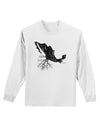 Mexican Roots Design - Distressed Adult Long Sleeve Shirt by TooLoud-Long Sleeve Shirt-TooLoud-White-Small-Davson Sales