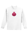 Cute Pomegranate Adult Long Sleeve Shirt-Long Sleeve Shirt-TooLoud-White-Small-Davson Sales