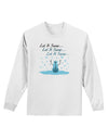 Let It Snow Happy Snowman Adult Long Sleeve Shirt-Long Sleeve Shirt-TooLoud-White-Small-Davson Sales