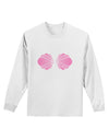 Easy Mermaid Costume Pink Shells - Halloween Adult Long Sleeve Shirt-Long Sleeve Shirt-TooLoud-White-Small-Davson Sales