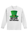 Little Leprechaun - St. Patrick's Day Adult Long Sleeve Shirt by TooLoud-Long Sleeve Shirt-TooLoud-White-Small-Davson Sales