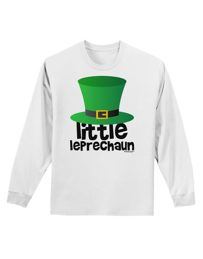 Little Leprechaun - St. Patrick's Day Adult Long Sleeve Shirt by TooLoud-Long Sleeve Shirt-TooLoud-White-Small-Davson Sales