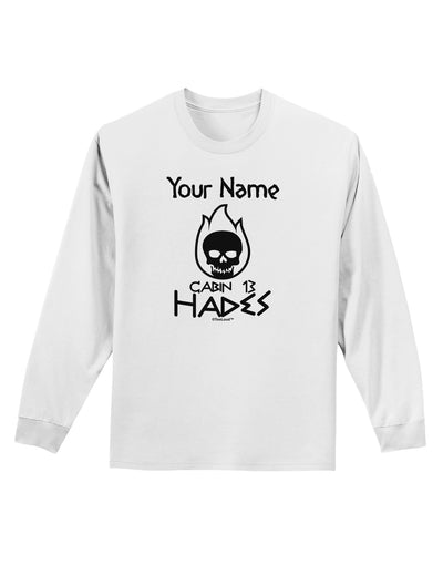 Personalized Cabin 13 Hades Adult Long Sleeve Shirt-Long Sleeve Shirt-TooLoud-White-Small-Davson Sales