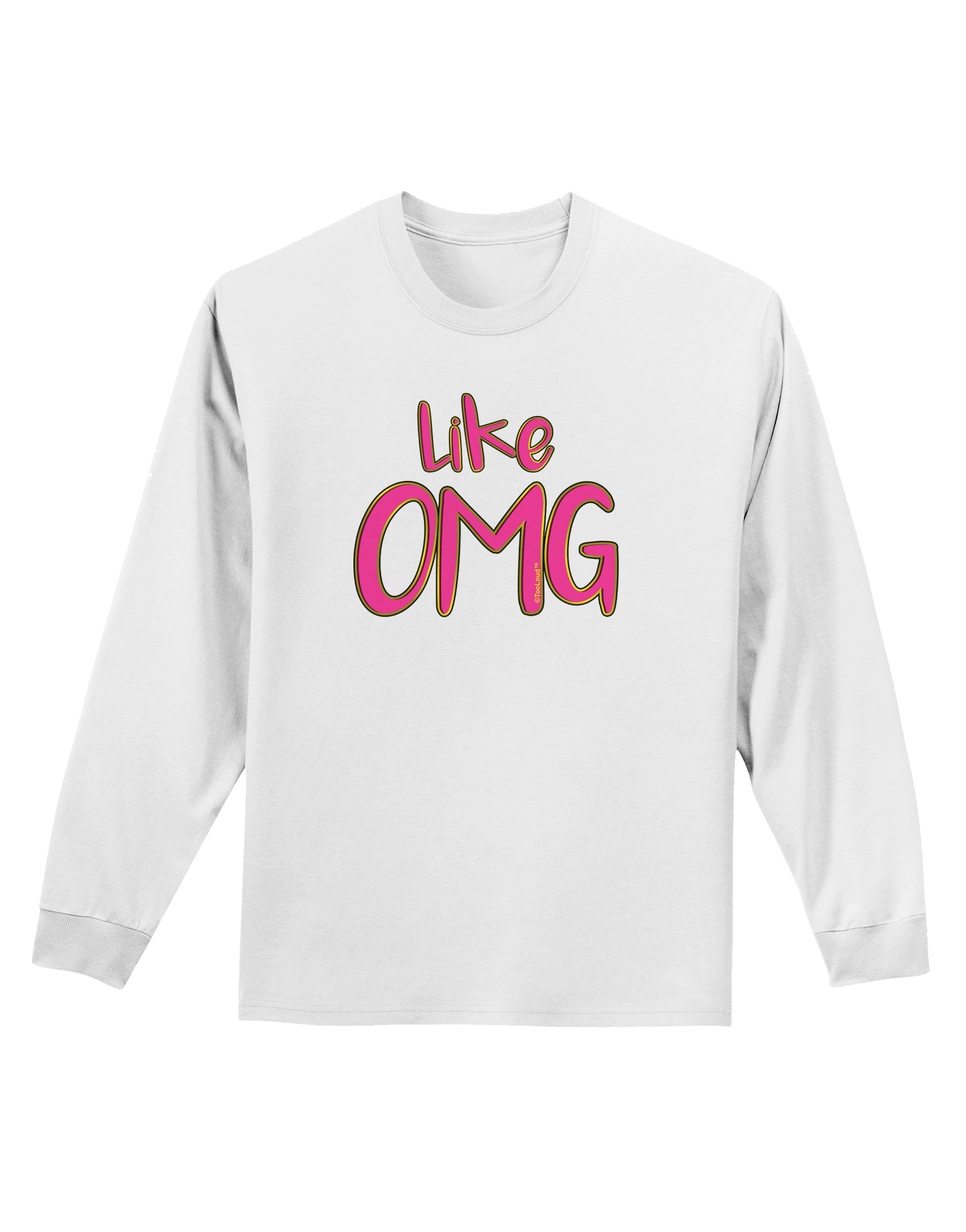 Like OMG Adult Long Sleeve Shirt by TooLoud-Long Sleeve Shirt-TooLoud-White-Small-Davson Sales