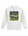 Go Outside - Beautiful Cliffs Adult Long Sleeve Shirt by-Long Sleeve Shirt-TooLoud-White-Small-Davson Sales