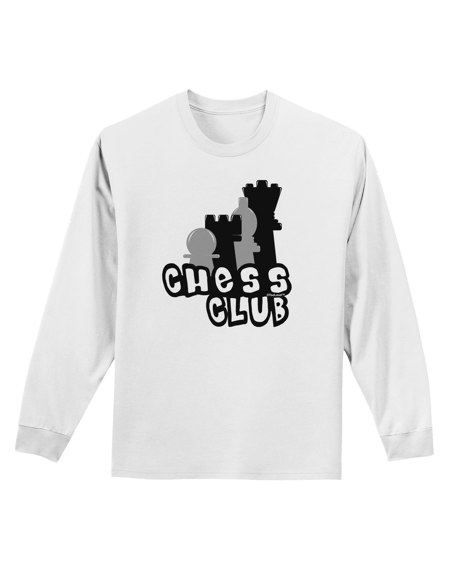 Chess Club Adult Long Sleeve Shirt by TooLoud-Long Sleeve Shirt-TooLoud-White-Small-Davson Sales