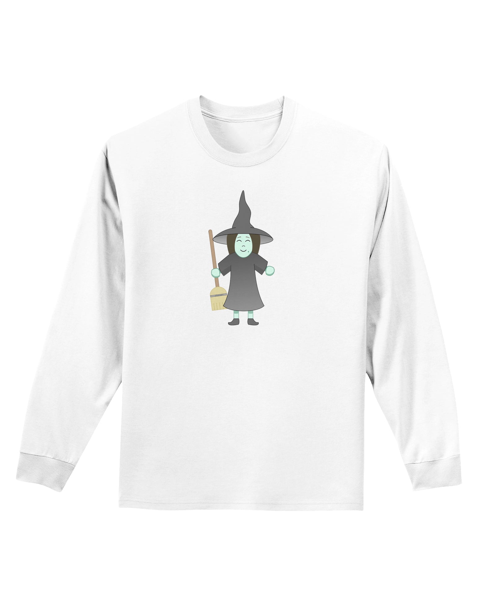Wizra the Witch Adult Long Sleeve Shirt-Long Sleeve Shirt-TooLoud-White-Small-Davson Sales