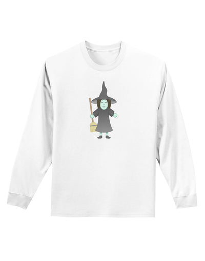 Wizra the Witch Adult Long Sleeve Shirt-Long Sleeve Shirt-TooLoud-White-Small-Davson Sales