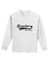 TooLoud Custom Grandpa Since YOUR YEAR Adult Long Sleeve Shirt-Long Sleeve Shirt-TooLoud-White-Small-Davson Sales