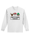 The X-mas Squad Text Adult Long Sleeve Shirt-Long Sleeve Shirt-TooLoud-White-Small-Davson Sales