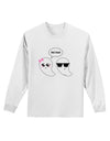 Cute Ghost Couple My Boo Halloween Adult Long Sleeve Shirt-Long Sleeve Shirt-TooLoud-White-Small-Davson Sales