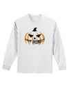 Happy Halloween Jack Adult Long Sleeve Shirt-Long Sleeve Shirt-TooLoud-White-Small-Davson Sales