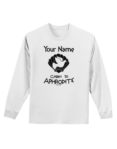 Personalized Cabin 10 Aphrodite Adult Long Sleeve Shirt-Long Sleeve Shirt-TooLoud-White-Small-Davson Sales