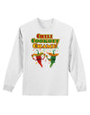 Chili Cookoff Champ! Chile Peppers Adult Long Sleeve Shirt-Long Sleeve Shirt-TooLoud-White-Small-Davson Sales