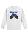 Gaymer Color Adult Long Sleeve Shirt-Long Sleeve Shirt-TooLoud-White-Small-Davson Sales