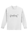 TooLoud Bridesmaid Adult Long Sleeve Shirt-Long Sleeve Shirt-TooLoud-White-Small-Davson Sales