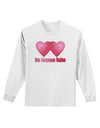 Dos Corazones Unidos Design Adult Long Sleeve Shirt by TooLoud-Long Sleeve Shirt-TooLoud-White-Small-Davson Sales