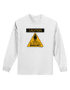 Slippery When Wet Adult Long Sleeve Shirt-Long Sleeve Shirt-TooLoud-White-Small-Davson Sales