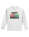 Happy Kwanzaa Candles Adult Long Sleeve Shirt-Long Sleeve Shirt-TooLoud-White-Small-Davson Sales