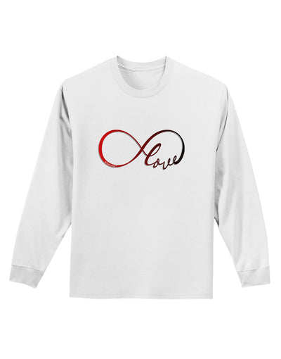 Infinite Love Adult Long Sleeve Shirt-Long Sleeve Shirt-TooLoud-White-Small-Davson Sales