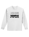 Kawaii in the Streets Senpai in the Sheets Adult Long Sleeve Shirt by TooLoud-Long Sleeve Shirt-TooLoud-White-Small-Davson Sales