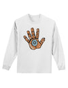 Cardano Hero Hand Adult Long Sleeve Shirt-Long Sleeve Shirt-TooLoud-White-Small-Davson Sales