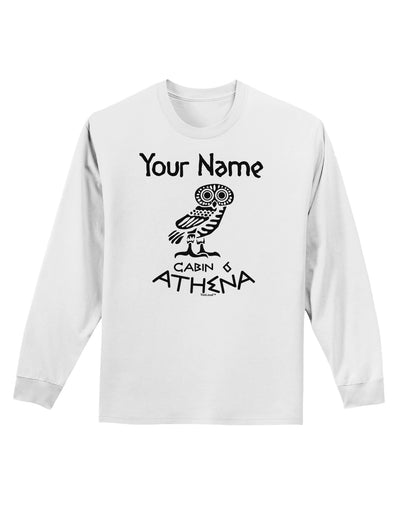 Personalized Cabin 6 Athena Adult Long Sleeve Shirt by-Long Sleeve Shirt-TooLoud-White-Small-Davson Sales