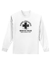 Zombie Apocalypse Rescue Team NA Unit Adult Long Sleeve Shirt-Long Sleeve Shirt-TooLoud-White-Small-Davson Sales