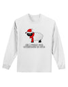 All I Want For Christmas Is Ewe Sheep Adult Long Sleeve Shirt-Long Sleeve Shirt-TooLoud-White-Small-Davson Sales