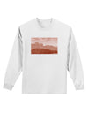 Red Planet Landscape Adult Long Sleeve Shirt-Long Sleeve Shirt-TooLoud-White-Small-Davson Sales