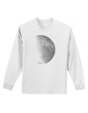 Moon Shadow Adult Long Sleeve Shirt-Long Sleeve Shirt-TooLoud-White-Small-Davson Sales