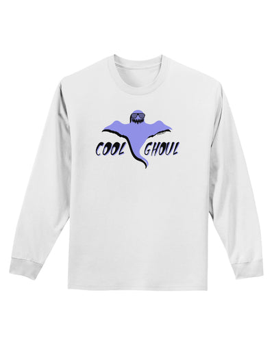 Cool Ghoul Adult Long Sleeve Shirt-Long Sleeve Shirt-TooLoud-White-Small-Davson Sales