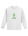 TooLoud Not a Hugger Adult Long Sleeve Shirt-Long Sleeve Shirt-TooLoud-White-Small-Davson Sales