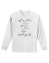 Salt in the Air Sand in My Hair - Mermaid Adult Long Sleeve Shirt-Long Sleeve Shirt-TooLoud-White-Small-Davson Sales