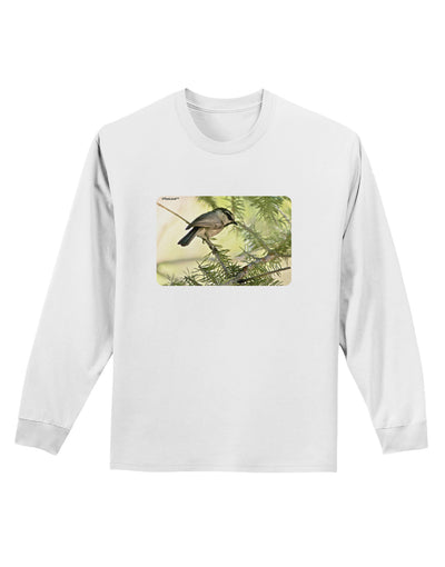 CO Chickadee Adult Long Sleeve Shirt-Long Sleeve Shirt-TooLoud-White-Small-Davson Sales