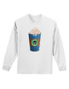 Happy Hanukkah Latte Cup Adult Long Sleeve Shirt-Long Sleeve Shirt-TooLoud-White-Small-Davson Sales