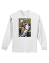 Colorado Waterfall Scene Adult Long Sleeve Shirt-Long Sleeve Shirt-TooLoud-White-Small-Davson Sales