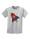 Space Rocket Ship and Stars Childrens T-Shirt by TooLoud-Childrens T-Shirt-TooLoud-AshGray-X-Small-Davson Sales