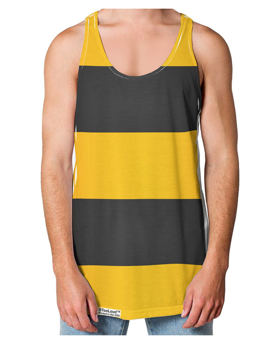 Bee Stripe Costume Loose Tank Top Single Side All Over Print-Loose Tank Top-TooLoud-White-Large-Davson Sales