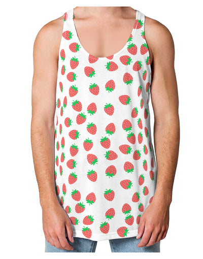 Strawberries Everywhere Loose Tank Top Single Side by TooLoud-Loose Tank Top-TooLoud-White-Small-Davson Sales